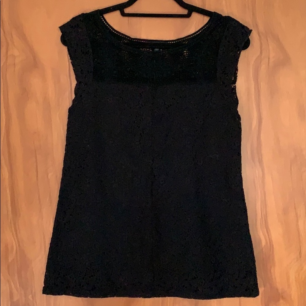 Black lace top